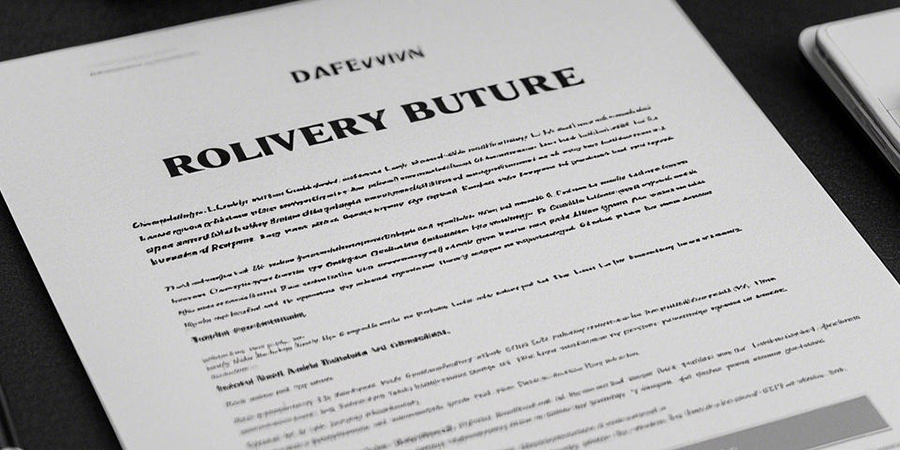 Delivery and Return Terms